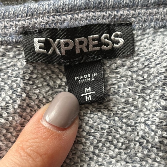 Roaring Tiger Studded Metal Spike Sweatshirt Express - Picture 3 of 6